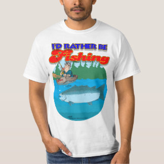 T-shirt Plutôt une chemise de pêche