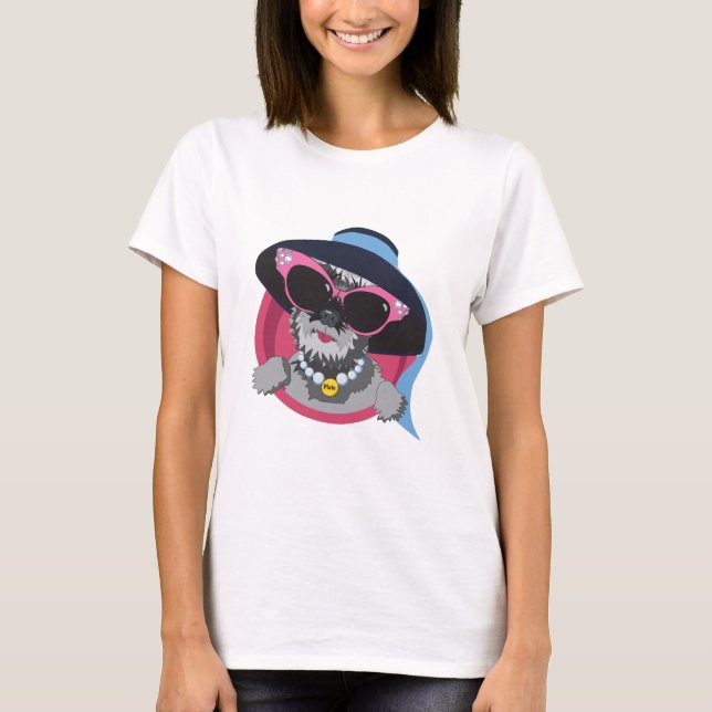 T-shirt Plutto Living Glam Girl (Devant)