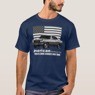 T-shirt Plymouth Road Runner Muscle américain 60s 70s Viei