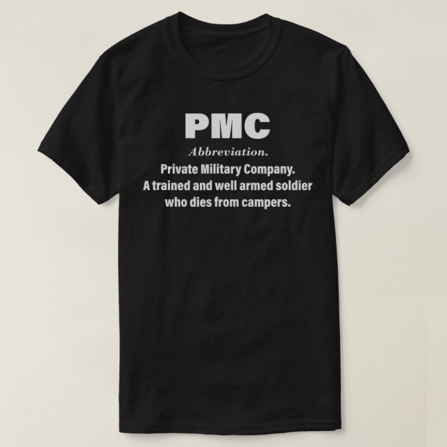 T-SHIRT PMC (Design devant)