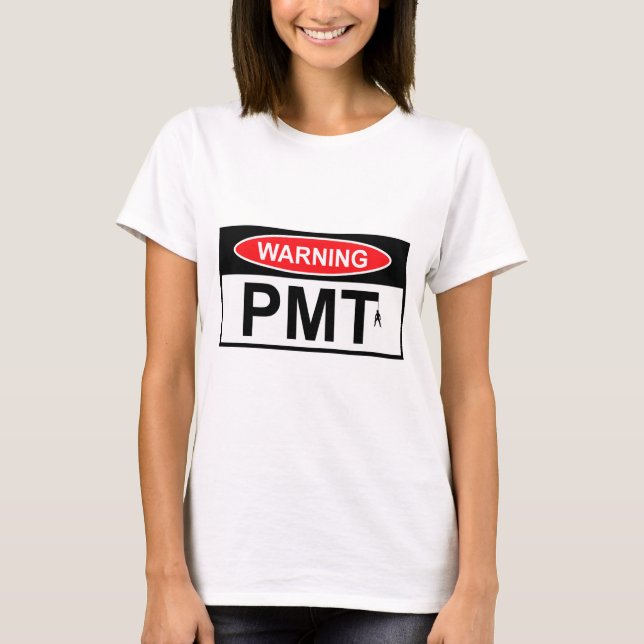 T-shirt PMT de avertissement (Devant)