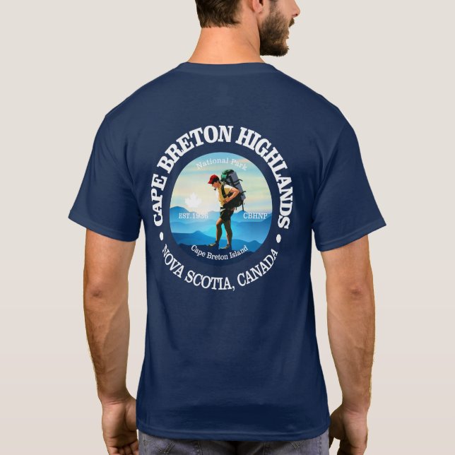 T-shirt PN des Hautes-Terres-du-Cap-Breton (C) (Dos)