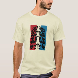 T-shirt Pneu américain de vélo de montagne