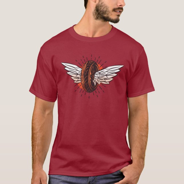 T-SHIRT PNEU FRAIS AVEC DES AILES (Devant)