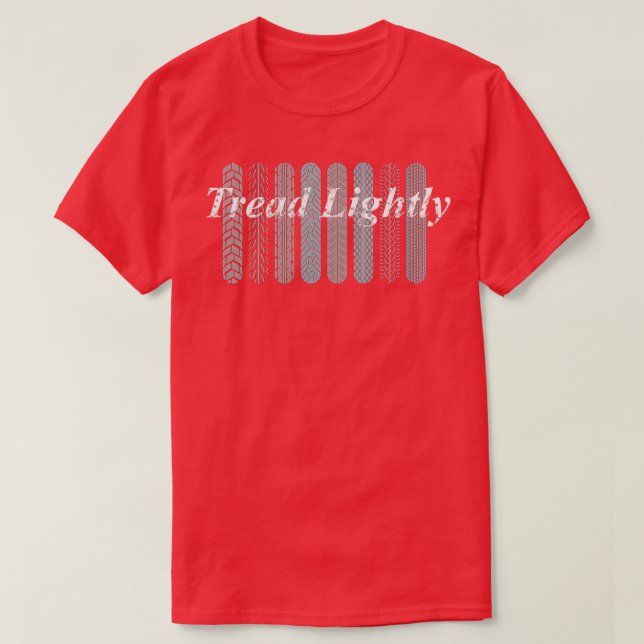 T-shirt Pneus de bicyclette légers (Design devant)
