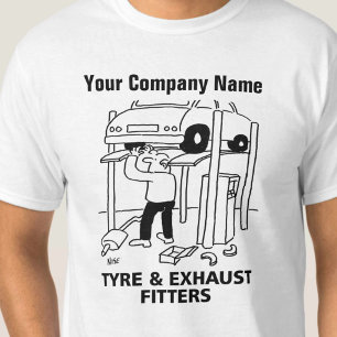 T-Shirt Pneus & Pose de Pneus Services de Garage