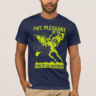 T-shirt Pnt. Agréable, W. VA - à la maison du Mothman