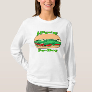 T-shirt PO-Garçon d'alligator, sandwich