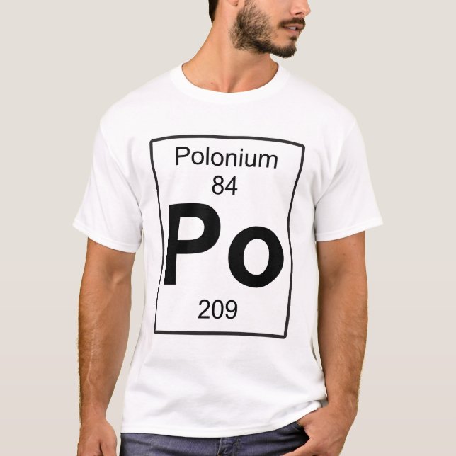 T-shirt PO - Polonium (Devant)