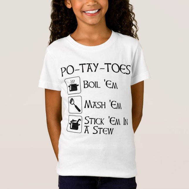 T-Shirt Po-Tay-Toes (Devant)