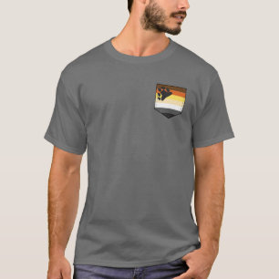 T-shirt Poche à drapeau LGBTQ - Ours LGBTQIA