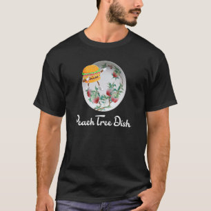 T-shirt Poche Arbre Plat Avec Cheeseburger