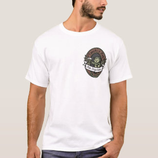 T-shirt Poche d'antan de style polychrome