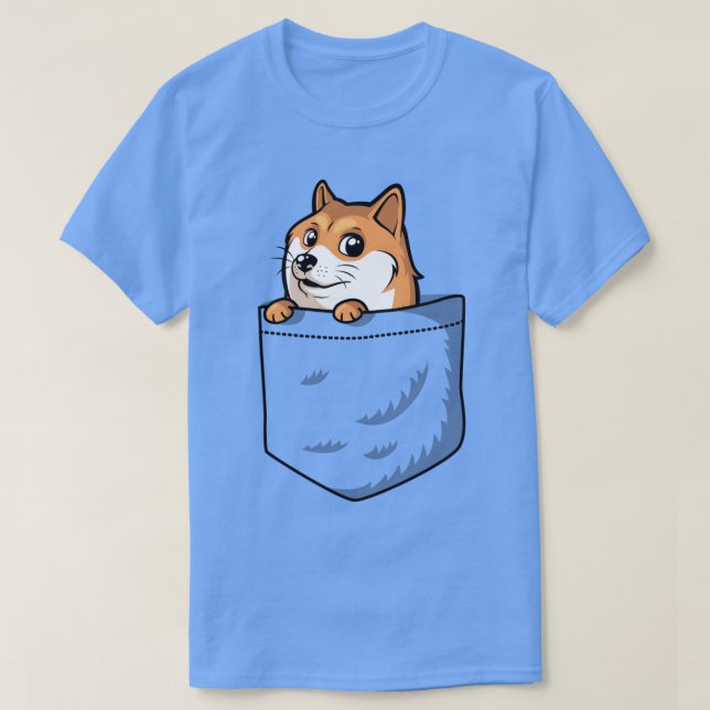 T-shirt Poche de chien (Design devant)