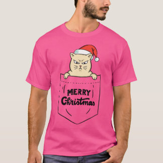 T-shirt Poche de Noël de manteau