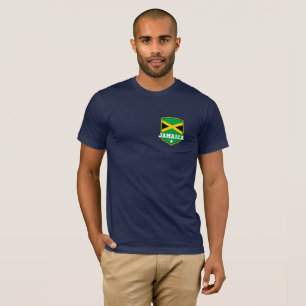 T-shirt Poche de poitrine de l'insigne jamaïcain