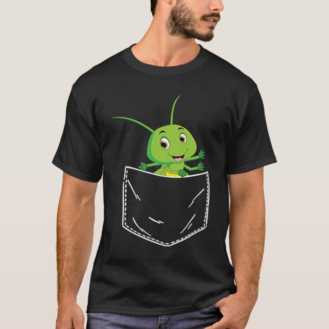 T-shirt Poche de sauterelle (Devant)