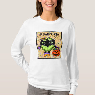T-shirt Poche   Drôle Halloween Pickle
