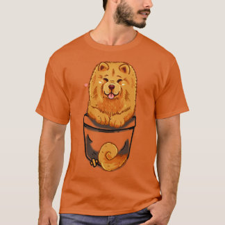 T-shirt Poche mignon Chow Chien