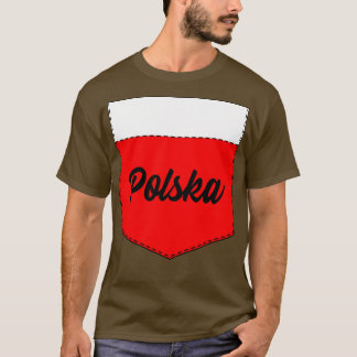 T-shirt Poche Pologne