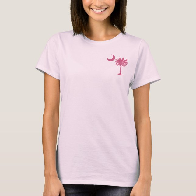 T-shirt Poche rose de Palmetto (Devant)