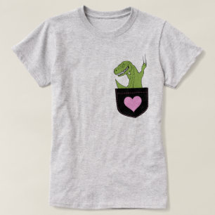 T-shirt Poche T-Rex