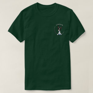 T-shirt Poche tricolore du Rat terrier IAAM