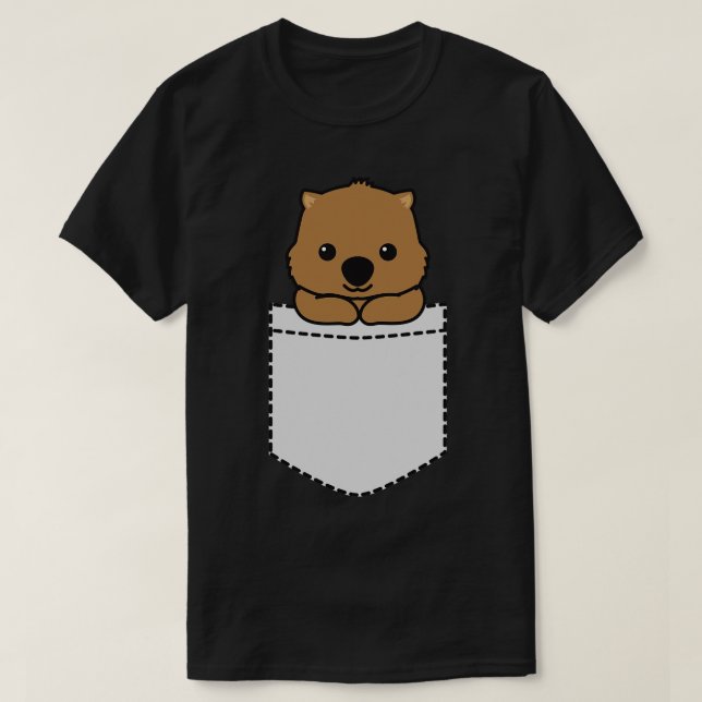 T-shirt Poche Wombat (Design devant)