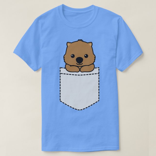 T-shirt Poche Wombat (Design devant)
