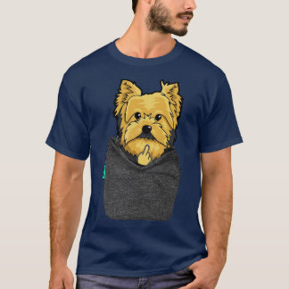 T-shirt Poche Yorkie FU