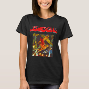 T-shirt Pochette d'album Budgie Groupe de Heavy Metal Clas
