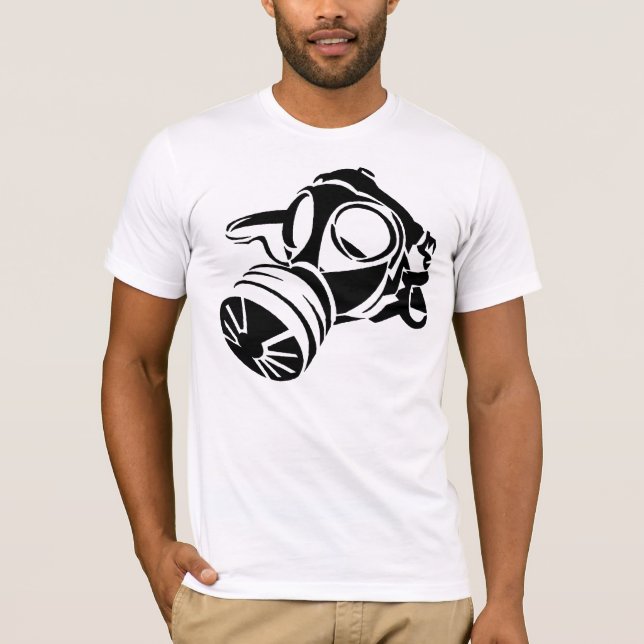 T-shirt Pochoir de Gasmask (Devant)