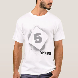 T-shirt Pochoir foncé d'Éden - 5