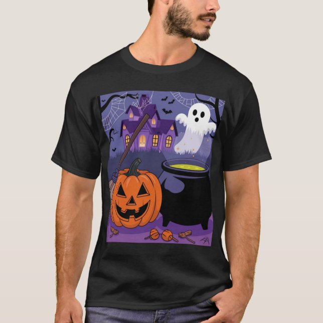 T-shirt ¡Poción en Marcha!: Diversión de Halloween (Devant)