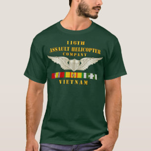 T-shirt POCKET 116e insigne d'hélicoptère d'assaut de la c