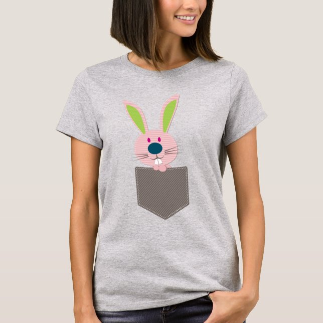T-shirt POCKET PALS :: Lapin lapin 1 (Devant)
