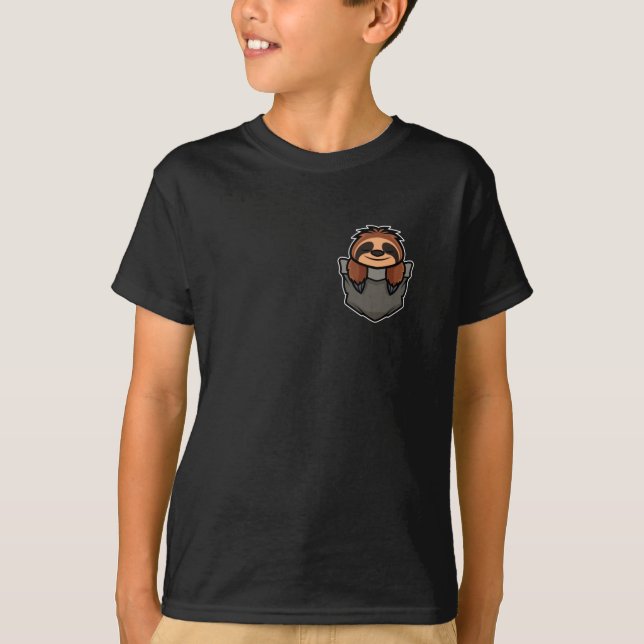 T-shirt Pocket Sloth (Devant)