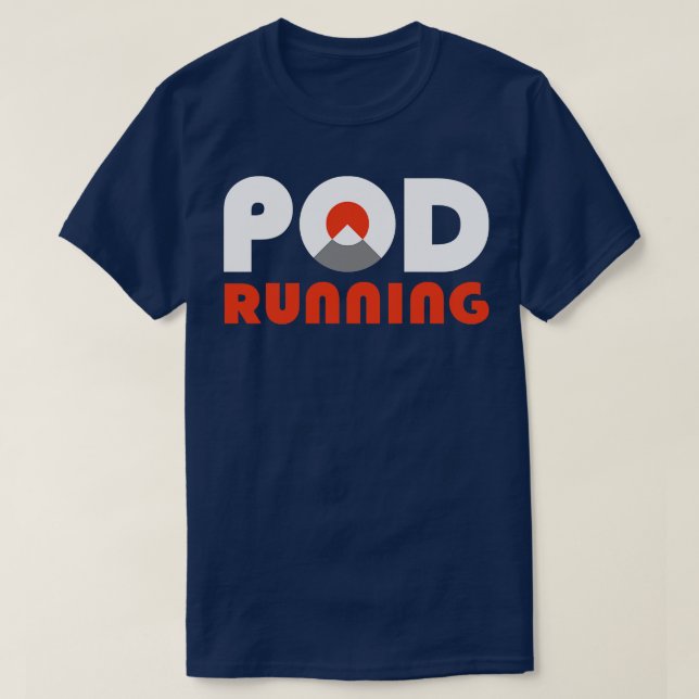 T-shirt Pod Running Trail Running Ultra Running Coach (Design devant)