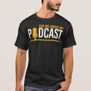 T-shirt Podcast Radio Microphone Podcast Podcast