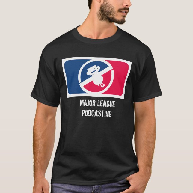 T-shirt Podcasting de ligue (Devant)