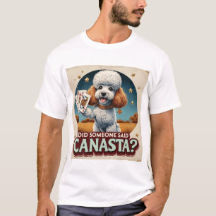 T-shirt Poddle aime le jeu de canasta