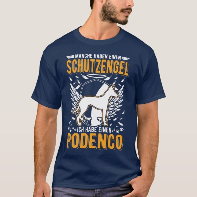 T-shirt Podenco Schutzengel Windhund Ibizan Hound (Devant)