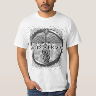 T-shirt podiatre en argent
