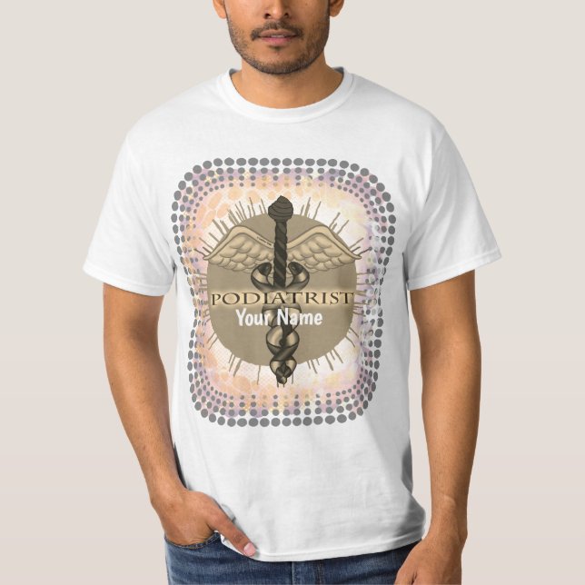 T-shirt podiatriste Caduceus (Devant)