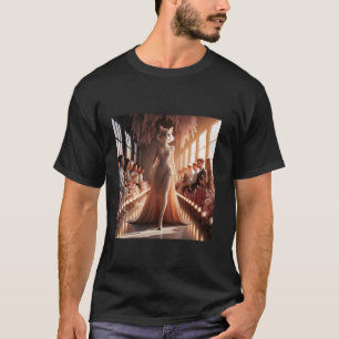 T-shirt Podium Fantastique Beau Chat