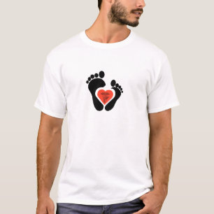T-Shirt Podologue Pied et Cœur