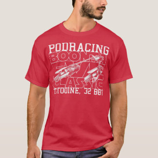 T-shirt Podracage Scifi Fiction Futuristique Racing Rétro