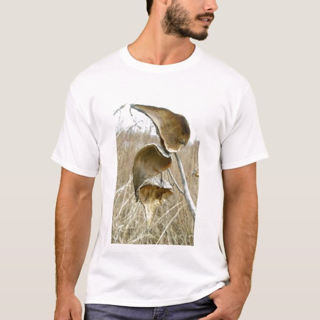 T-shirt Pods de Milkweed séchés (Devant)