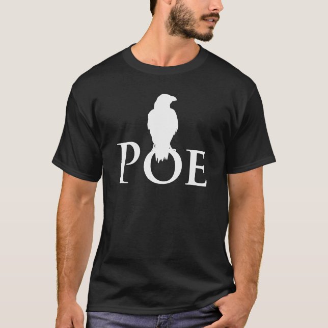 T-shirt Poe - Edgar Allan Poe (Devant)