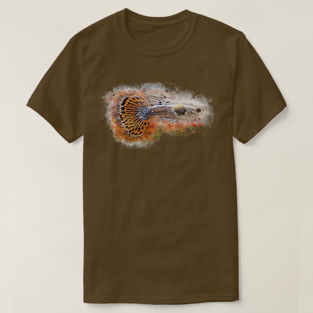 T-shirt Poecilia reticulata (Design devant)